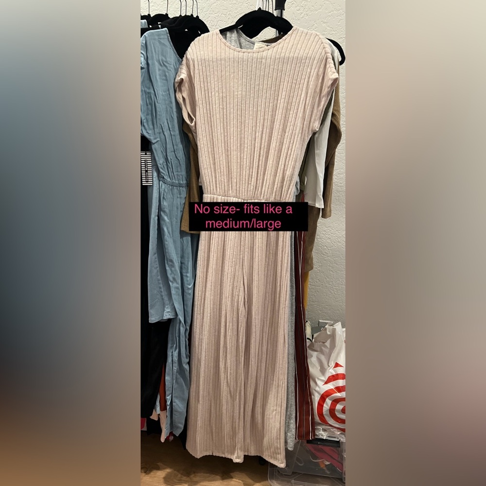 Ladies cream Romper Jumper Medium/Large
